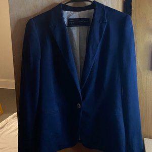 ZARA Basic Navy Blue Blazer
